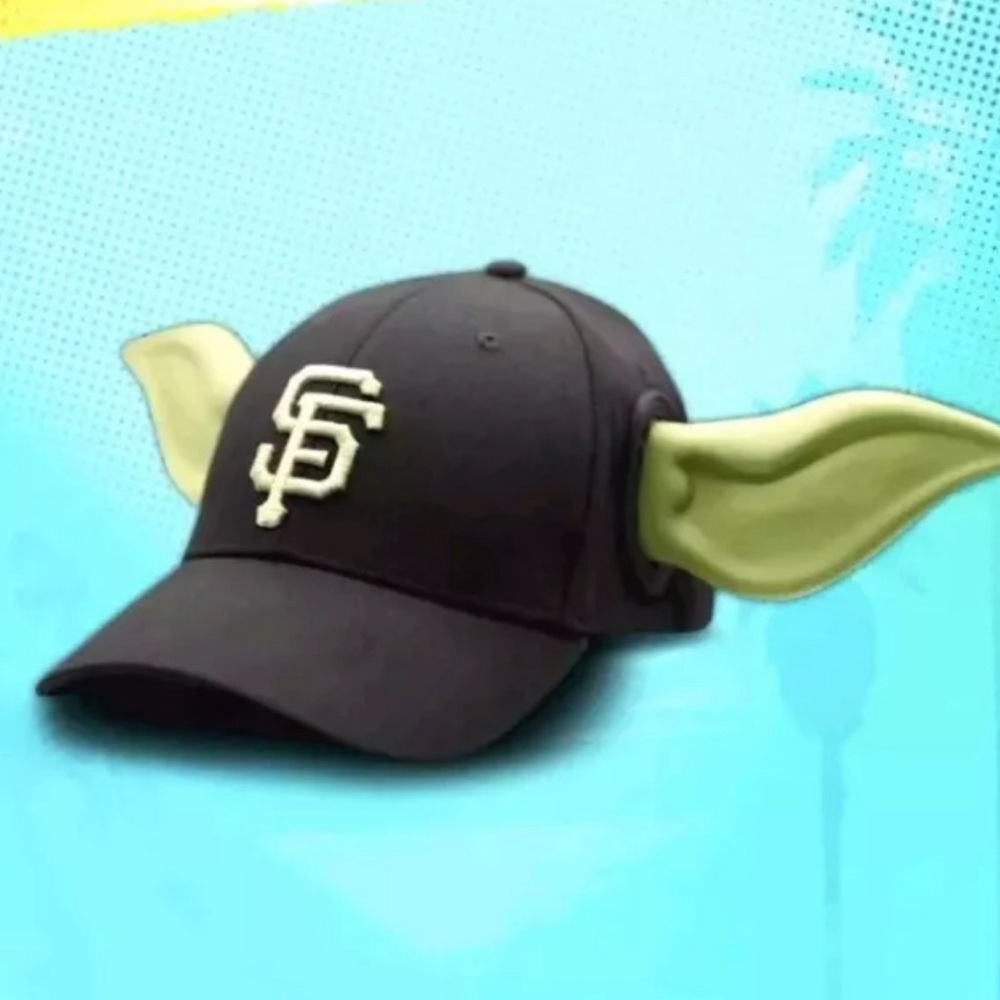 NEW SGA San Francisco SF Giants 2024 Star Wars Day Yoda Hat 8/11/24 The Force PB
